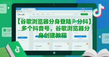 谷歌浏览器分身登陆多个抖音号，谷歌浏览器分身创建教程-策里行间