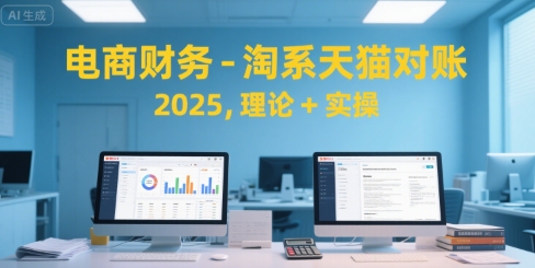 电商财务-淘系天猫对账2025，理论+实操-精品虚拟资源库
