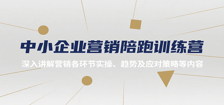 中小企业营销陪跑训练营，深入讲解营销各环节实操、趋势及应对策略等内容-创新Ovo