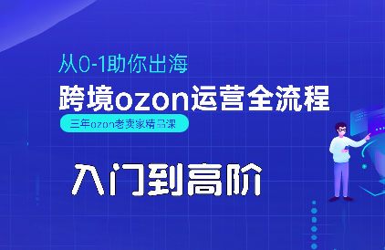 悟空跨境·OZON入门到高阶全流程-精品虚拟资源库