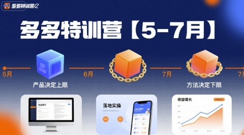 多多特训营【5-7月】产品决定上限，方法决定下限，各种玩法技巧落地实操-小艾网创