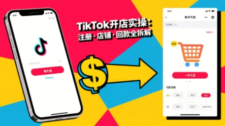 TikTok从开店到投流的进阶课，从基础实操到高阶技巧一网打尽-棕熊云分享
