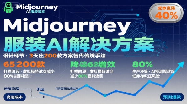 AI在服装领域的运用，使用midjourney做服装辅助企业降低成本-百义网络创业网-虚拟电商货源