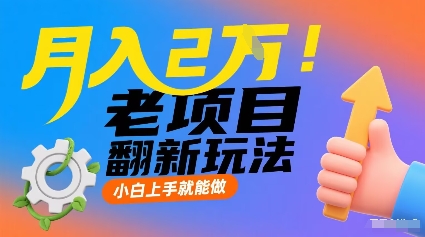 月入2W！老项目翻新玩法，小白上手就能做，非常容易上手 - 副业联盟-副业联盟