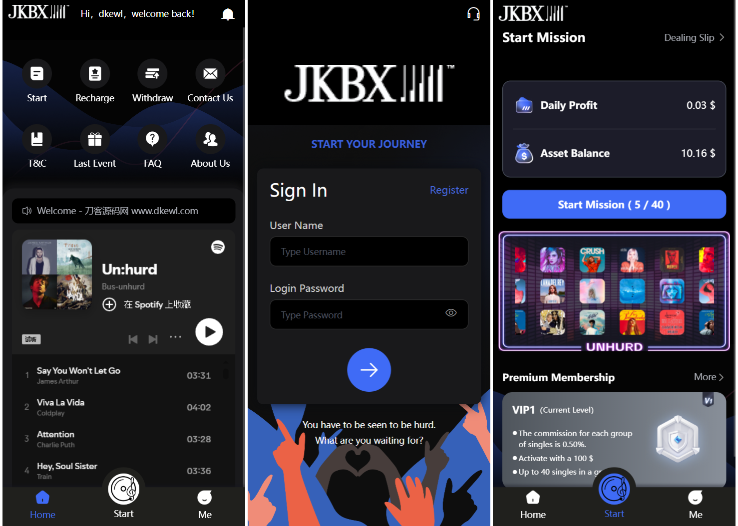 JKBX海外音乐抢单系统源码 Thinkphp框架 附教程-AE时代