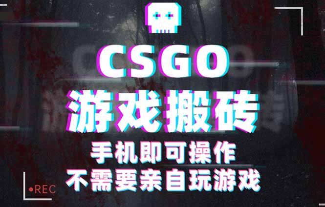 CSGO游戏挂机捡漏，单日扫货500+，年底小高峰上车可吃肉，手机即可操作…-飞豹博客