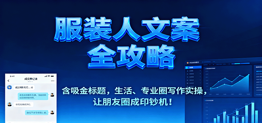 服装人文案全攻略，含吸金标题，生活、专业圈写作实操，让朋友圈成印钞机！-shlyzo