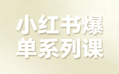 尼采老师·小红书爆单系列课-shlyzo