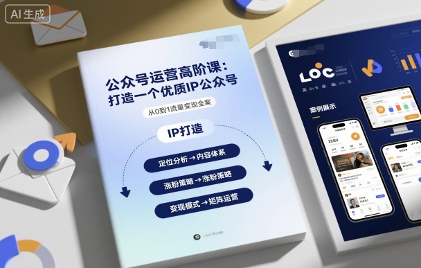 公众号运营高阶课，打造一个优质IP公众号汇通分享-专注分享网络创业项目实操课程 – 全网首发_高质量创业项目输出汇通分享