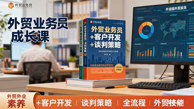 外贸业务员成长课：职业素养+客户开发+谈判策略、掌握全流程外贸技能汇通分享-专注分享网络创业项目实操课程 – 全网首发_高质量创业项目输出汇通分享
