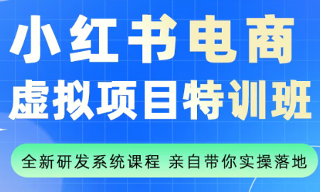 陆明明·小红书虚拟项目特训班(更新9月)汇通分享-专注分享网络创业项目实操课程 – 全网首发_高质量创业项目输出汇通分享