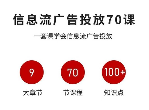 信息流广告投放实战70课，一套课学会信息流广告投放，迄今为止，最系统化教程汇通分享-专注分享网络创业项目实操课程 – 全网首发_高质量创业项目输出汇通分享