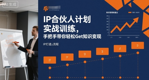 IP合伙人计划实战训练，手把手带你轻松Get知识变现-小艾网创