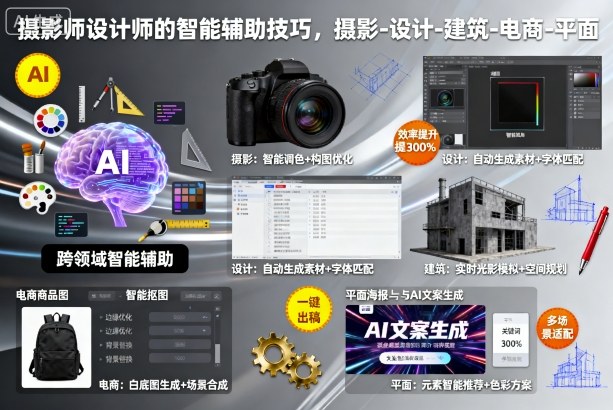 摄影师设计师的智能辅助技巧,摄影-设计-建筑-电商-平面-副业联盟