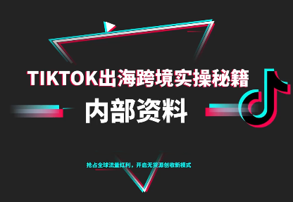 TikTok跨境电商0-1搭建运营(更新10月)-副业联盟