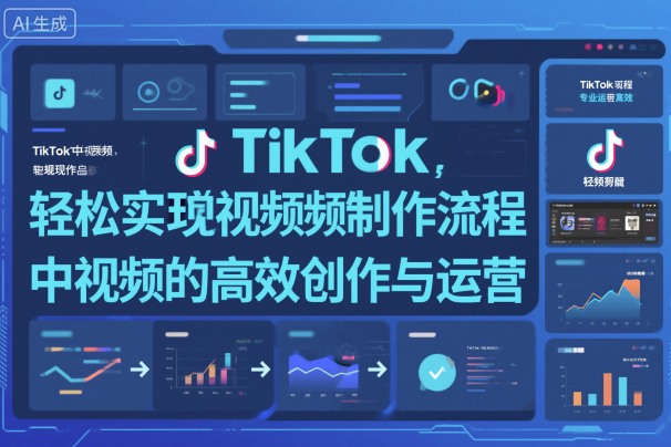 TikTok中视频制做流程，轻松实现Tk中视频的高效创作与运营-A5资源网
