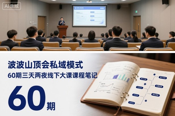 波波山顶会私域模式60期三天两夜线下大课课程笔记(文档)-天云资源网