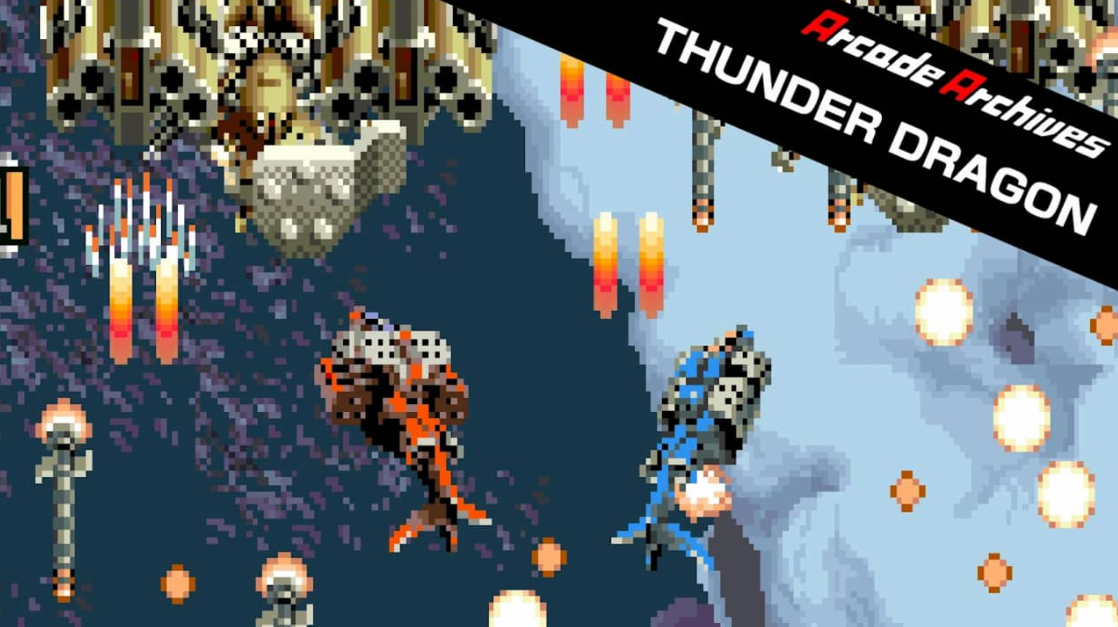 《街机：雷龙 Arcade Archives THUNDER DRAGON》Switch英文版NSZ下载 – 含1.0.1补丁-吾爱自习网
