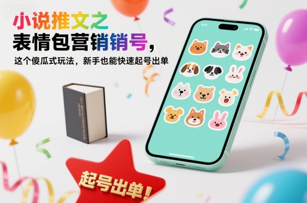 小说推文之表情包营销号,这个傻瓜式玩法,新手也能快速起号出单-A5资源网