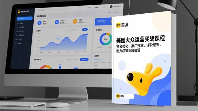 美团大众运营实战课程，排名优化、推广投放、评价管理，助力店铺业绩倍增 - 青笺杂货铺 - 网创项目和软件下载资源平台