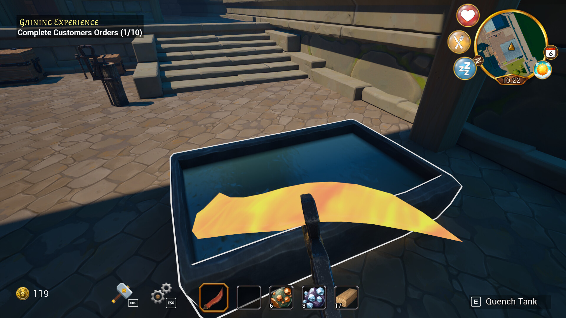 《锻造冲击：铁匠模拟器/Heat ‘n Hit: The Blacksmith Simulator》PC中文版下载-含Build.20783100-口袋盘资源站-网盘资源