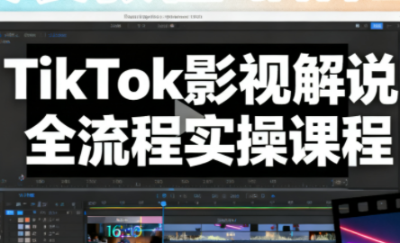 凌帧·TikTok影视解说全流程实操-路子网