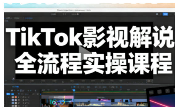 TikTok影视解说全流程实操，手把手教你打造TK爆款解说视频-路子网