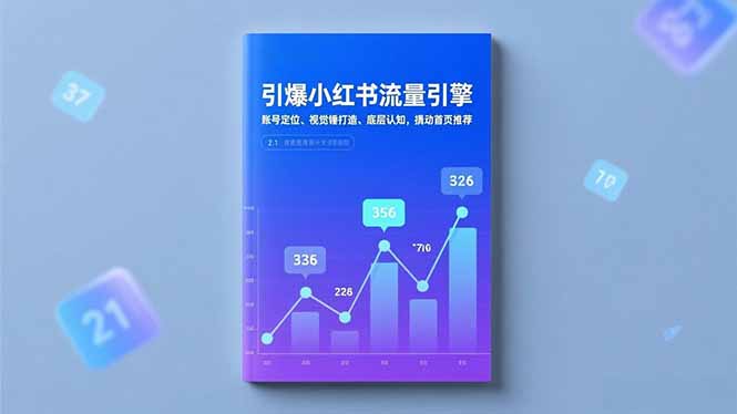 引爆小红书流量引擎，账号定位、视觉锤打造、底层认知，撬动首页推荐-路子网