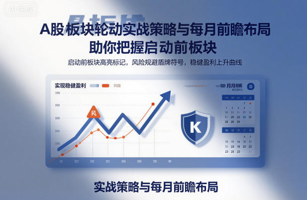 A股板块轮动实战策略与每月前瞻布局，助你把握启动前板块，规避风险，实现稳健盈利-天云资源网