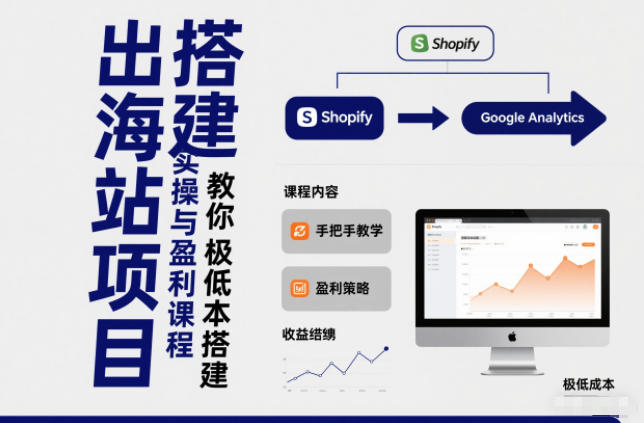 小淘出海站项目,搭建实操与盈利课程,手把手教你用极低成本搭建-吾爱自习网
