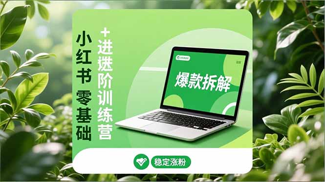 小红书零基础+高阶训练营：安全养号、爆款拆解、长效运营，实现稳定涨粉与变现汇通分享-专注分享网络创业项目实操课程 – 全网首发_高质量创业项目输出汇通分享
