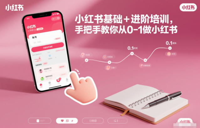 小红书基础+进阶培训，手把手教你从0-1做小红书汇通分享-专注分享网络创业项目实操课程 – 全网首发_高质量创业项目输出汇通分享