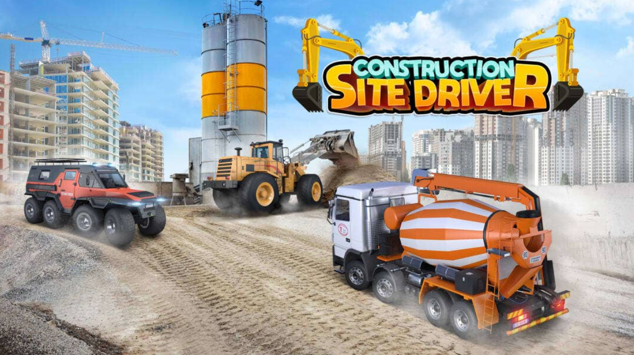《建筑工地司机 Construction Site Driver》Switch英文版NSZ下载-吾爱自习网