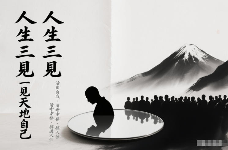 人生三见一见天地见众生见自己，活出自我拥有清晰幸福人生，搞透人性-吾爱自习网