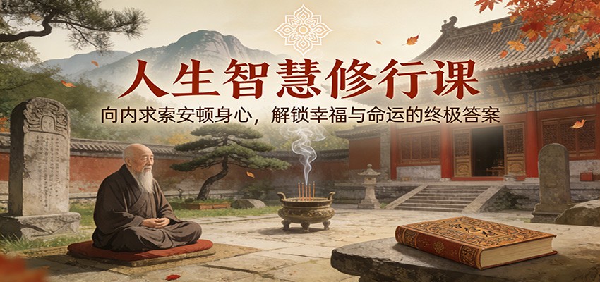 人生智慧修行课：向内求索安顿身心，解锁幸福与命运的终极答案-天云资源网