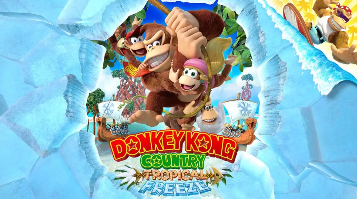 《大金刚：热带寒流 Donkey Kong Country: Tropical Freeze》Switch英文版NSP下载 – 含1.0.2补丁-吾爱自习网