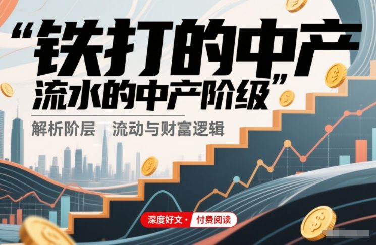 付费文章：铁打的中产，流水的中产阶级-天云资源网