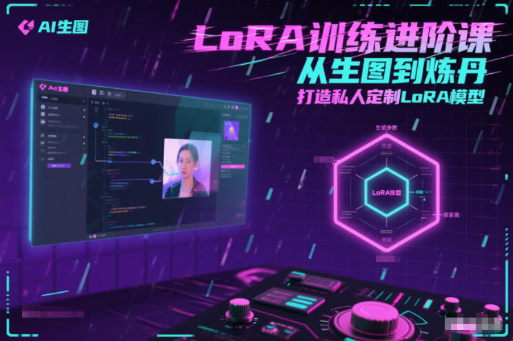 LoRA训练进阶课，从生图到炼丹，打造私人定制LoRA模型-天云资源网