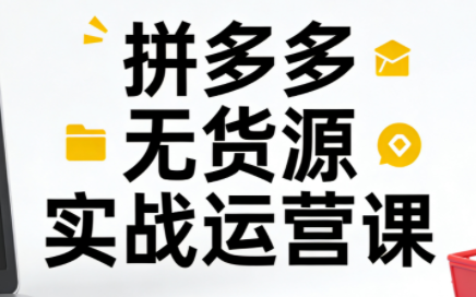子枫老师·拼多多无货源实战运营课(更新12月)-天云资源网