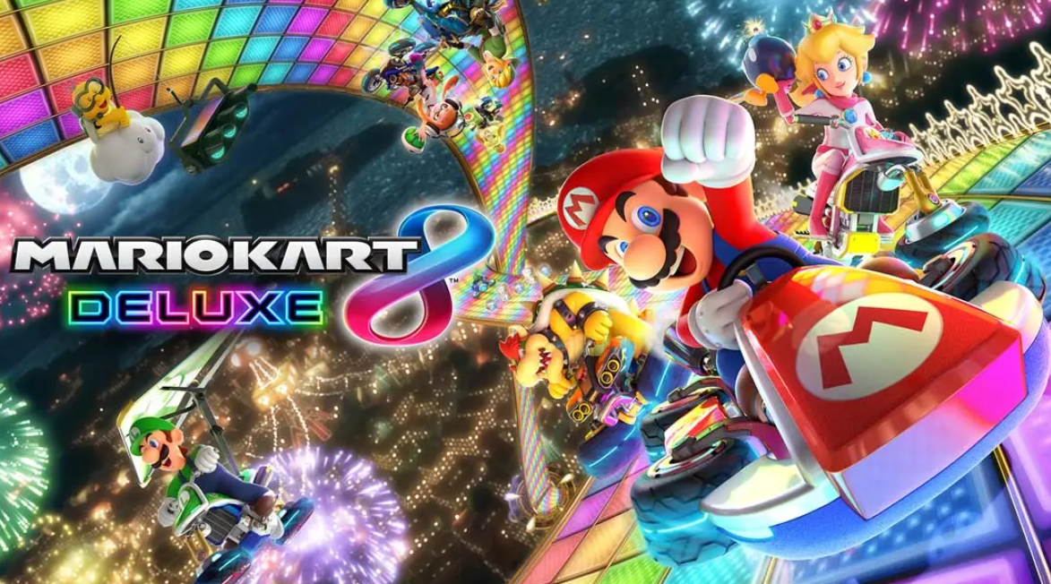 《马里奥赛车8豪华版 Mario Kart 8 Deluxe》Switch中文版NSP下载 – 含3.0.5补丁+1DLC