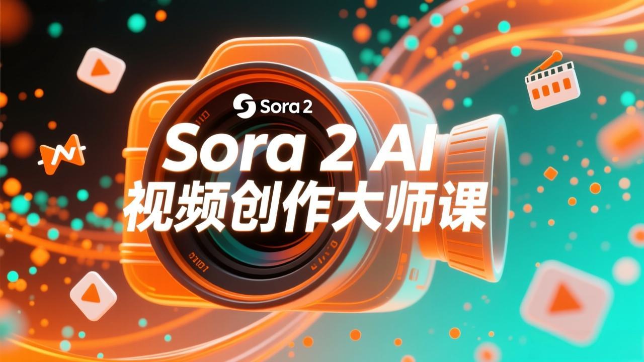 如何利用Sora 2创建流行AI人工智能视频大师班教程：掌握创作全流程，产出百万播放内容-吾爱自习网