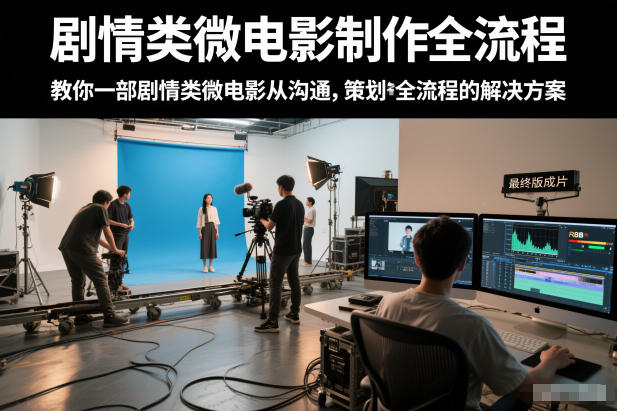 剧情类微电影制作全流程，教你一部剧情类微电影从沟通，策划到拍摄制作全流程的解决方案-吾爱自习网