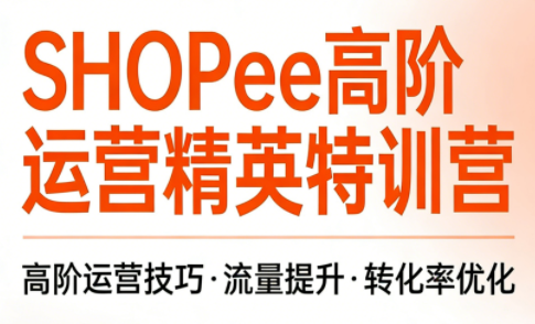 梦凡老师·Shopee虾皮高阶运营课程-吾爱自习网
