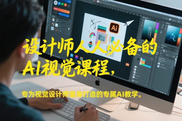 设计师人人必备的AI视觉课程，专为视觉设计师量身打造的专属AI教学-吾爱自习网