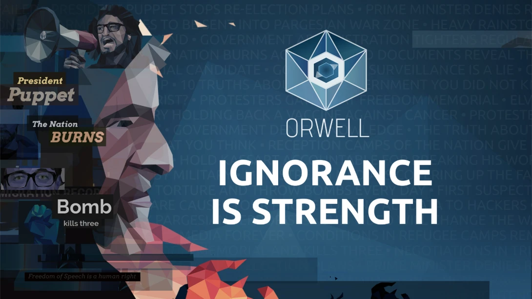 【美版】奥威尔 无知就是力量 .Orwell Ignorance is Strength 中文