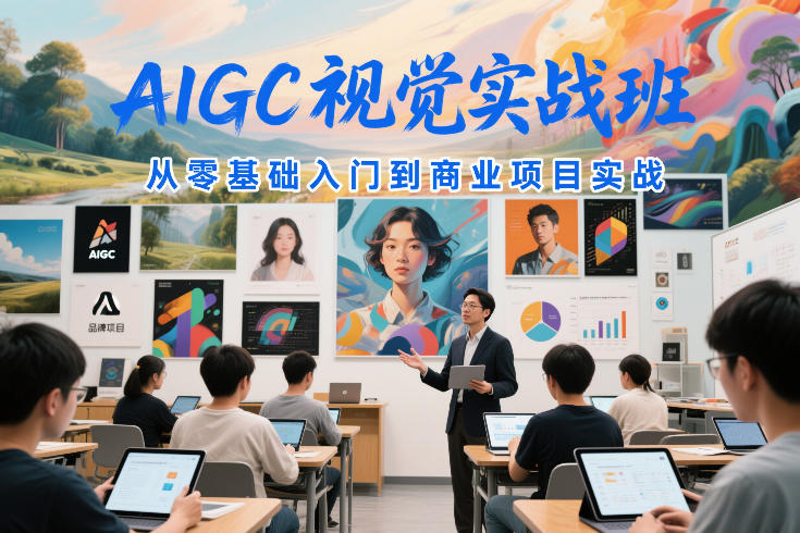 AIGC视觉实战班，从零基础入门到商业项目实战-项目网