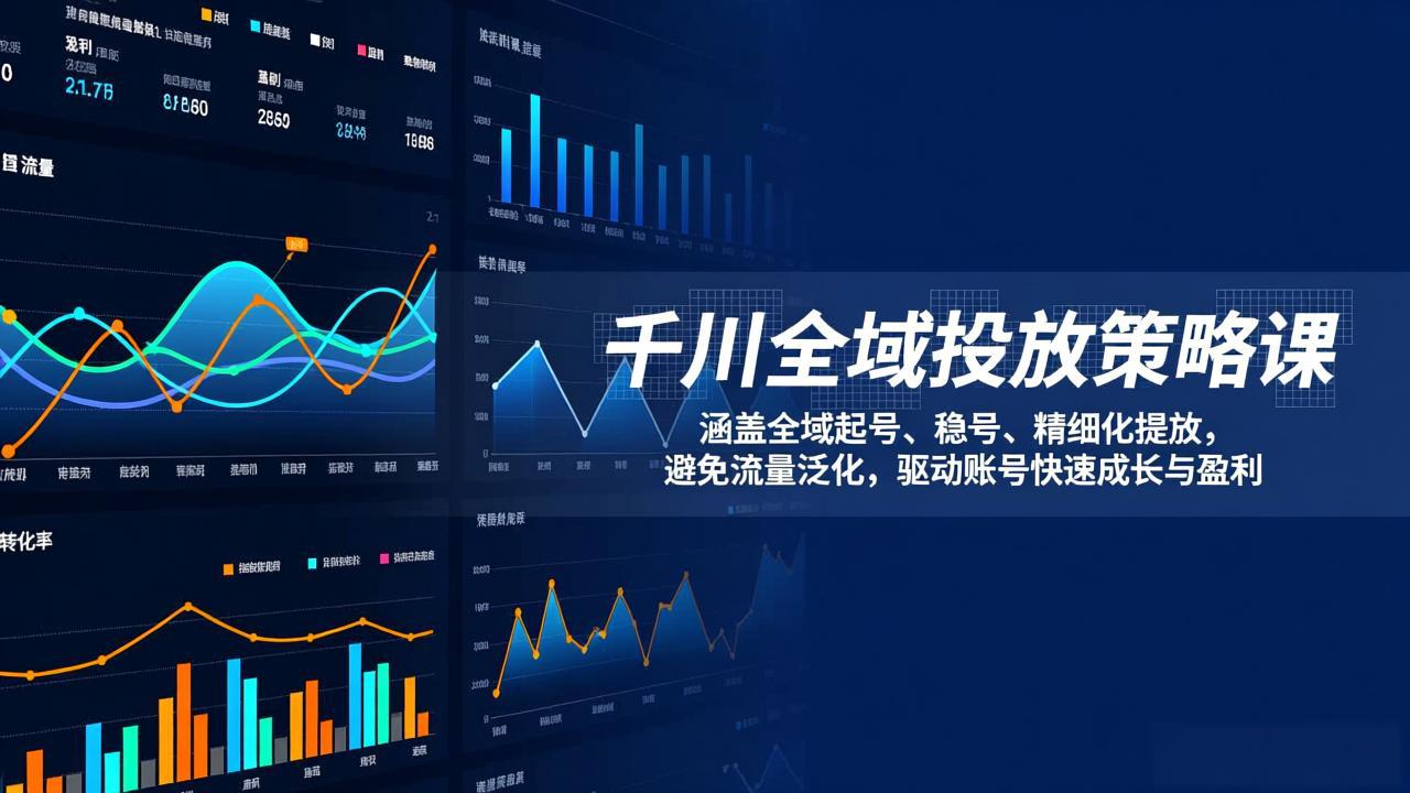 千川全域投放策略课:涵盖全域起号、稳号、精细化投放,避免流量泛化,驱动账号快速成长与盈利采购|汽车产业|汽车配件|机加工蚂蚁智酷企业交流社群中心