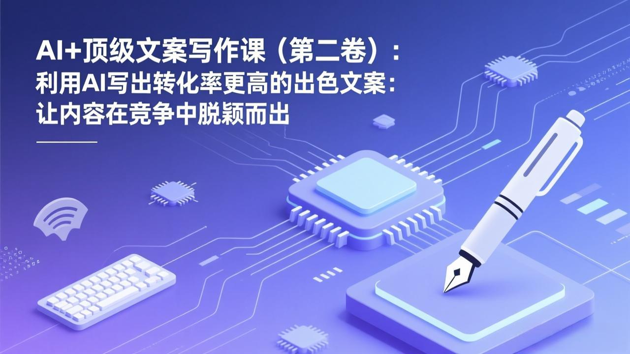 AI+顶级文案写作课(第二卷-吾爱自习网
