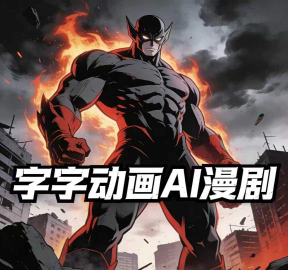 字字动画AI漫剧2026年第1期系统课程，小白看完就能学会实操的漫剧课，单人月收1-3W-吾爱自习网