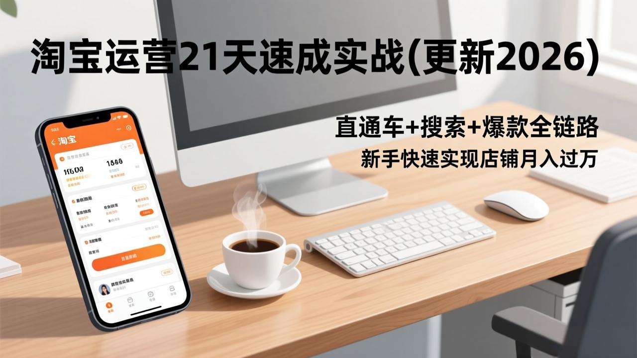 淘宝运营21天速成实战(更新2026-寒山客